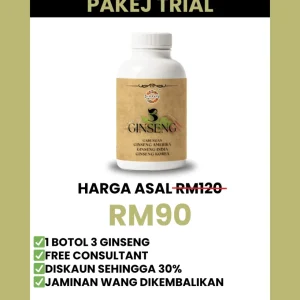 3 GINSENG - PAKEJ TRIAL